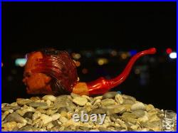 Charles Lee Ray Chucky Briar Wood Tobacco Smoking Pipe by Oguz Simsek