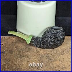 Chris Morgan Handmade Sandblasted Morta Egg Tobacco Smoking Pipe