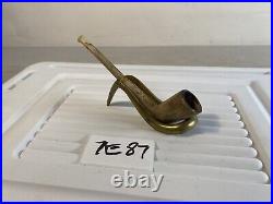 Civil War Clay Tobacco Smoking Pipe Vintage 7E87