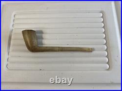 Civil War Clay Tobacco Smoking Pipe Vintage 7E87