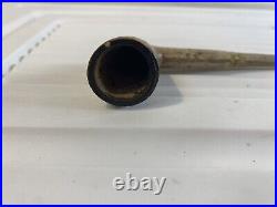 Civil War Clay Tobacco Smoking Pipe Vintage 7E87