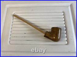 Civil War Tobacco Smoking Clay Pipe Vintage 40E62