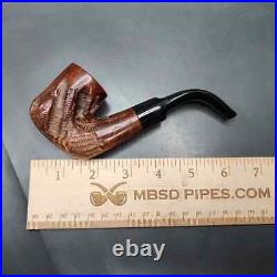 Custombilt Rusticated Oom Paul Estate Briar Pipe, American Estates