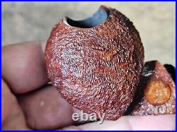 David Huber Sandblasted Nosewarmer Blowfish Tobacco Smoking Pipe