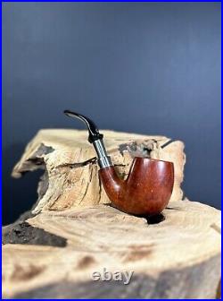 Design Berlin Gotha Silver 925 Smooth Finish Billiard Shaped Smoking Pipe