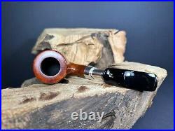 Design Berlin Gotha Silver 925 Smooth Finish Billiard Shaped Smoking Pipe