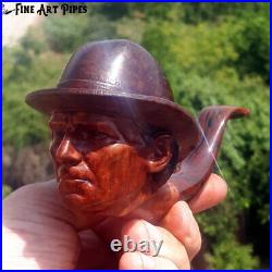 Dr. Van Helsing (Peter Cushing) Briar Wood Tobacco Pipe M-836 by Oguz Simsek