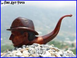 Dr. Van Helsing (Peter Cushing) Briar Wood Tobacco Pipe M-836 by Oguz Simsek