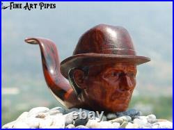 Dr. Van Helsing (Peter Cushing) Briar Wood Tobacco Pipe M-836 by Oguz Simsek