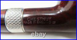 Dunhill Chesnut 4101 Pipe with Leather Case Unused Smoking Equipment