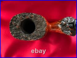 Dunhill Harcourt Pipe HAND CARVED MADE IN DENMARK Vintage RARE from Japan