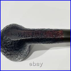 Dunhill Shell Briar 634 F/T 2S Smoking Pipe with Storage Pouch and Case