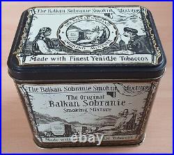 EMPTY Balkan Sobranie Tin / Pipe Tobacco Tin / Collector / Vintage / RARE