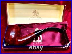 English Estates Dunhill Bruyere Bent Billiard Group 6 Pipe 1967 in Vintage Box