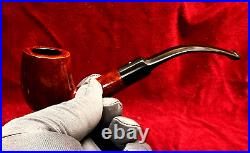 English Estates Dunhill Bruyere Bent Billiard Group 6 Pipe 1967 in Vintage Box