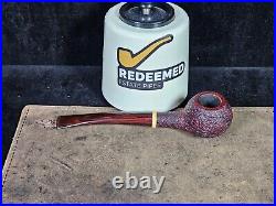 Eric Klodt Sandblasted Prince with Maple Tobacco Smoking Pipe
