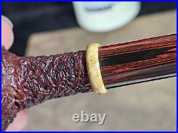 Eric Klodt Sandblasted Prince with Maple Tobacco Smoking Pipe