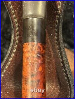 Estate BJARNE NIELSEN Smooth Rusticated Tobacco Smoking Pipe Handmade Denmark #1