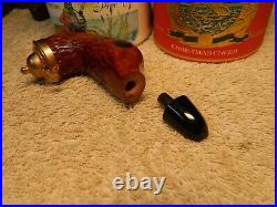 Estate Pipe Gasparini Duck Head, Wind Cap Nos Never Smoked New