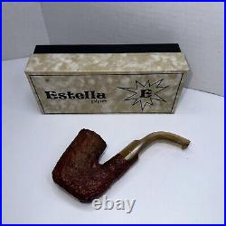 Estella Savinelli 604 EX Tobacco Smoking Pipe Italy Bent