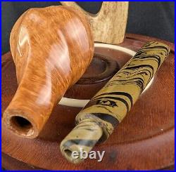 Fluted Freehand Tobacco Smoking Briar Pipe