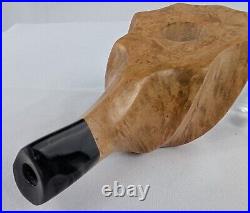 Fluted Freehand Tobacco Smoking Briar Pipe by Whitaker Werks