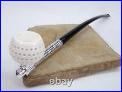 From Dkmetalpipes The Churchwarden Zep II New Kirsten Style Meerschaum Bowl