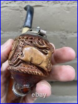 Great Bruyere Garantie German Vintage Carved Pipe