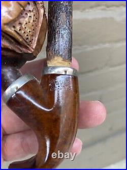 Great Bruyere Garantie German Vintage Carved Pipe