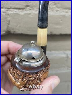 Great Bruyere Garantie German Vintage Carved Pipe