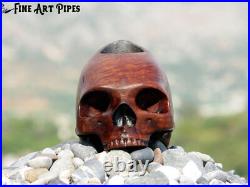 Half Nazca Skull Briar Wood Tobacco Smoking Pipe Bust M-132 by Oguz Simsek