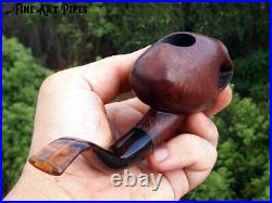 Half Nazca Skull Briar Wood Tobacco Smoking Pipe Bust M-132 by Oguz Simsek