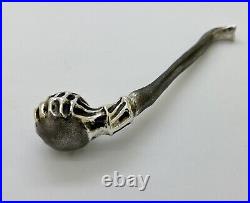 Handcrafted Sterling Silver 925 Smoking Pipe, SOA, Party