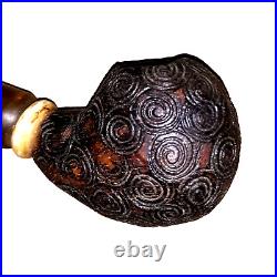 Handmade smoking pipe mystical thing