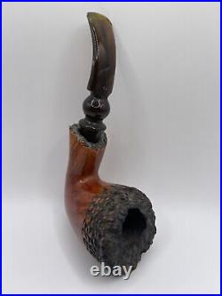 Handmade tobacco smoking pipe Estate Find Calabre