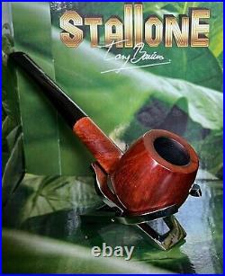 JAMES UPSHALL TILSHEAD BRANDY HIGH GRADE BRIAR WOOD ESTATE SMOKING PIPE WithSOCK