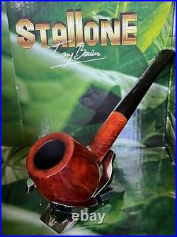 JAMES UPSHALL TILSHEAD BRANDY HIGH GRADE BRIAR WOOD ESTATE SMOKING PIPE WithSOCK