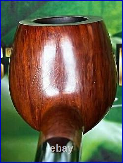 JAMES UPSHALL TILSHEAD BRANDY HIGH GRADE BRIAR WOOD ESTATE SMOKING PIPE WithSOCK