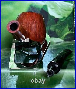 JAMES UPSHALL TILSHEAD BRANDY HIGH GRADE BRIAR WOOD ESTATE SMOKING PIPE WithSOCK