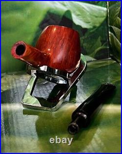 JAMES UPSHALL TILSHEAD BRANDY HIGH GRADE BRIAR WOOD ESTATE SMOKING PIPE WithSOCK