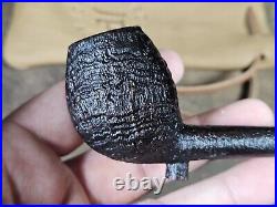 JP Urquiza Sandblasted Cutty with Jaguar Green Ebonite Tobacco Smoking Pipe