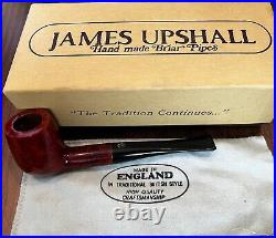 James Upshall Tilshead 5fh Billlard High Grade Briar Estate Smoking Pipe Box&soc