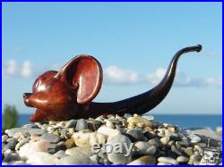 Jerry Mouse Cartoon Style Briar Wood Tobacco Smoking Pipe Bust by Oguz Simsek