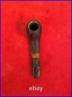 Jirsa Partially Rusticated Horn Tobacco Smoking Pipe #27 (Czech)