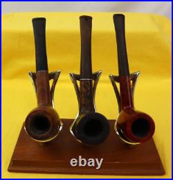 Kaywoodie Super Grain Shalom Crown Duke Dr. Grabow Smoking Pipe WithStand Ash Tray