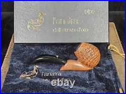 L'Anatra Sandblasted Full-Bent Egg Tobacco Smoking Pipe