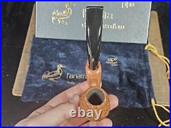 L'Anatra Sandblasted Full-Bent Egg Tobacco Smoking Pipe