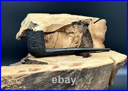 L'Anatra dalle Uova d'Oro Sandblasted Finish Smoking Billiard Shaped Pipe