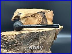 L'Anatra dalle Uova d'Oro Sandblasted Finish Smoking Billiard Shaped Pipe