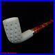 Lattice-w-925-Silver-Block-Meerschaum-Pipe-Tobacco-Smoking-Pfeife-Estate-AGM543-01-lffd